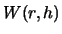 $W(r,h)$