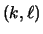 $(k, \ell)$